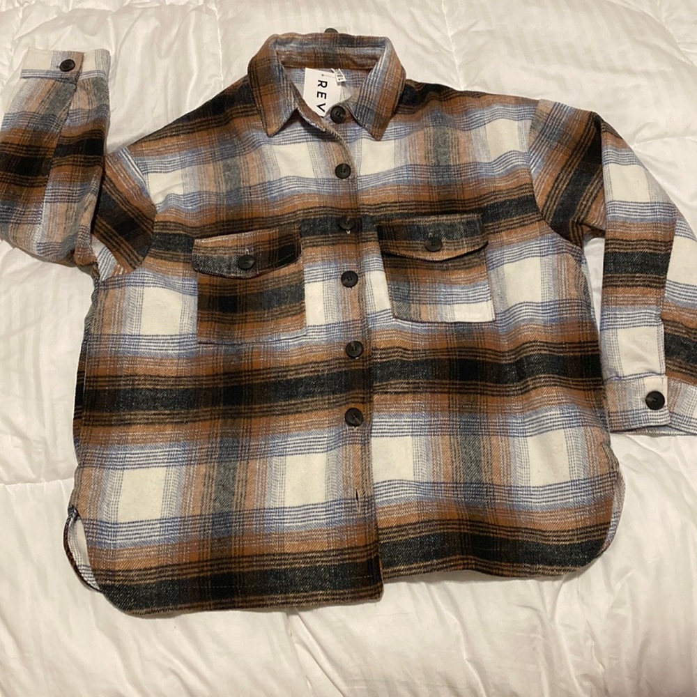 Oversized Flannel coat